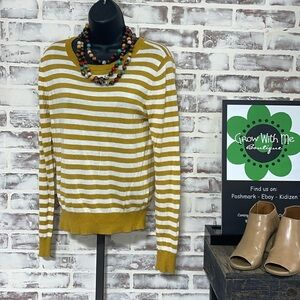 Love tree striped sweater medium